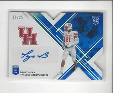 2017 Elite Draft Status Die Cut Blue #272 Tyus Bowser AUTOGRAPH Houston /25 