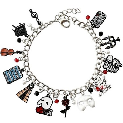 Phantom Opera Bracelet Charm Broadway Horror Bracelet Gifts for Woman