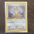 Pokémon TCG Meowth 1st Edition Jungle Set 56/64 WOTC Vintage