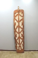 Papua New Guinea Asmat Tribe Ceremonial Shield