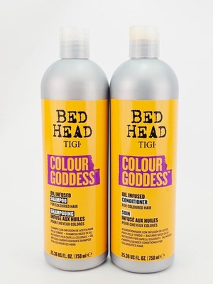 TIGI Bed Head Colour Goddess Oil Infused Shampoo Conditioner 25.36 oz Lot of 2