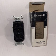 Legrand Pass Seymour 15-Amp 125-volt Industrial Duplex Outlet , Black (NEW)