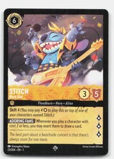 Disney Lorcana Stitch - Rock Star Super Rare The First Chapter 23/204 NM