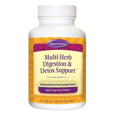 Nature's Secret Multi Herb Digestion & Detox Support - Promotes Healthy Diges...