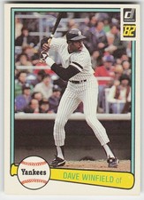 1982 Donruss #31 Dave Winfield BASEBALL New York Yankees