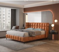Bett Polster Design Luxus Hotel Betten Ehe 180X200Cm Schlaf Zimmer Leder Doppel