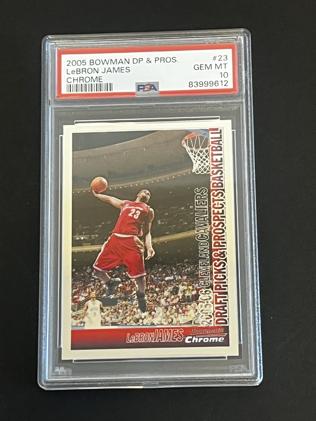 LeBron James 2005 Bowman Chrome DP & PROSPECTS #23 PSA 10