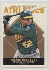2013 Topps Heritage New Age Performers Yoenis Cespedes #NAP-YC