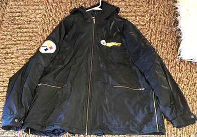 Original Vintage G III & Carl Banks - Pittsburgh Steelers PVC Jacket - XXL