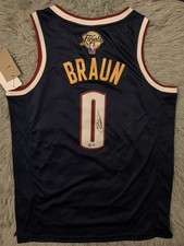 Christian Braun Signed Autographed Denver Nuggets NBA Finals Jersey BECKETT COA