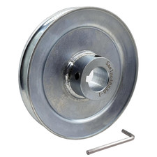 AB550-1 Single Groove Web Sheaves, V Belt Pulley 5.5" OD 1 Inch Bore,Motor Pulle