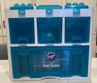 Teal Wilton Ultimate Baking Caddy Tool Storage Cake Decorating