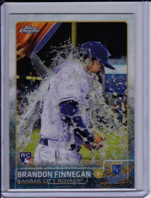 Brandon Finnegan 2015 Topps Chrome Base Image Variation SSP Shower Photo Rookie