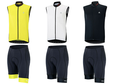 Airtracks Fahrrad Set: Fahrradhose Kurz + Fahrradtrikot Ärmellos / Comfort Line