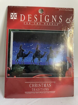 Christmas Three Wise Men Magi Cross Stitch Kit NEW Designs for the Needle