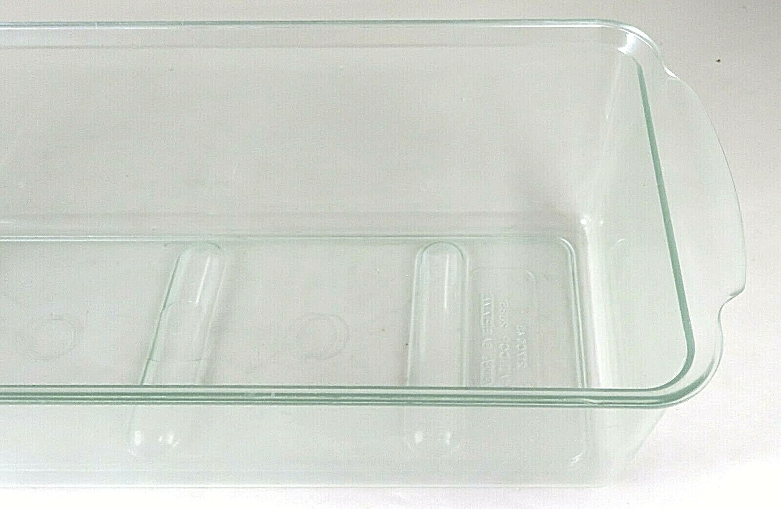 Eggs Extras Refrigerator Storage Bin Vintage Clear Plastic