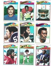 1977 Topps Football Cards Complete Your Set 1-200