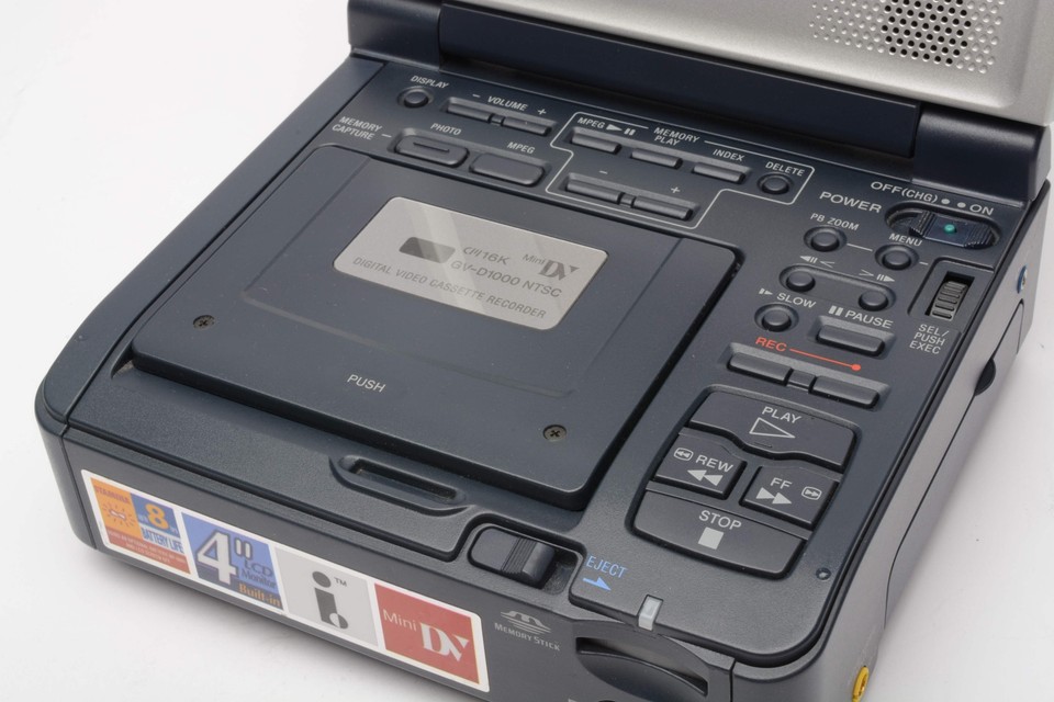 Sony GVD1000 MiniDV Video Walkman, Mini DV Playback and editing