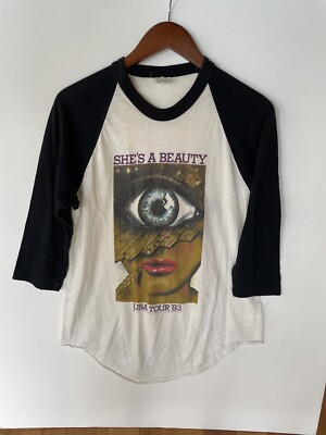 Vintage 1983 THE TUBES She's Beauty Outside Inside USA  Tour Shirt Size Large