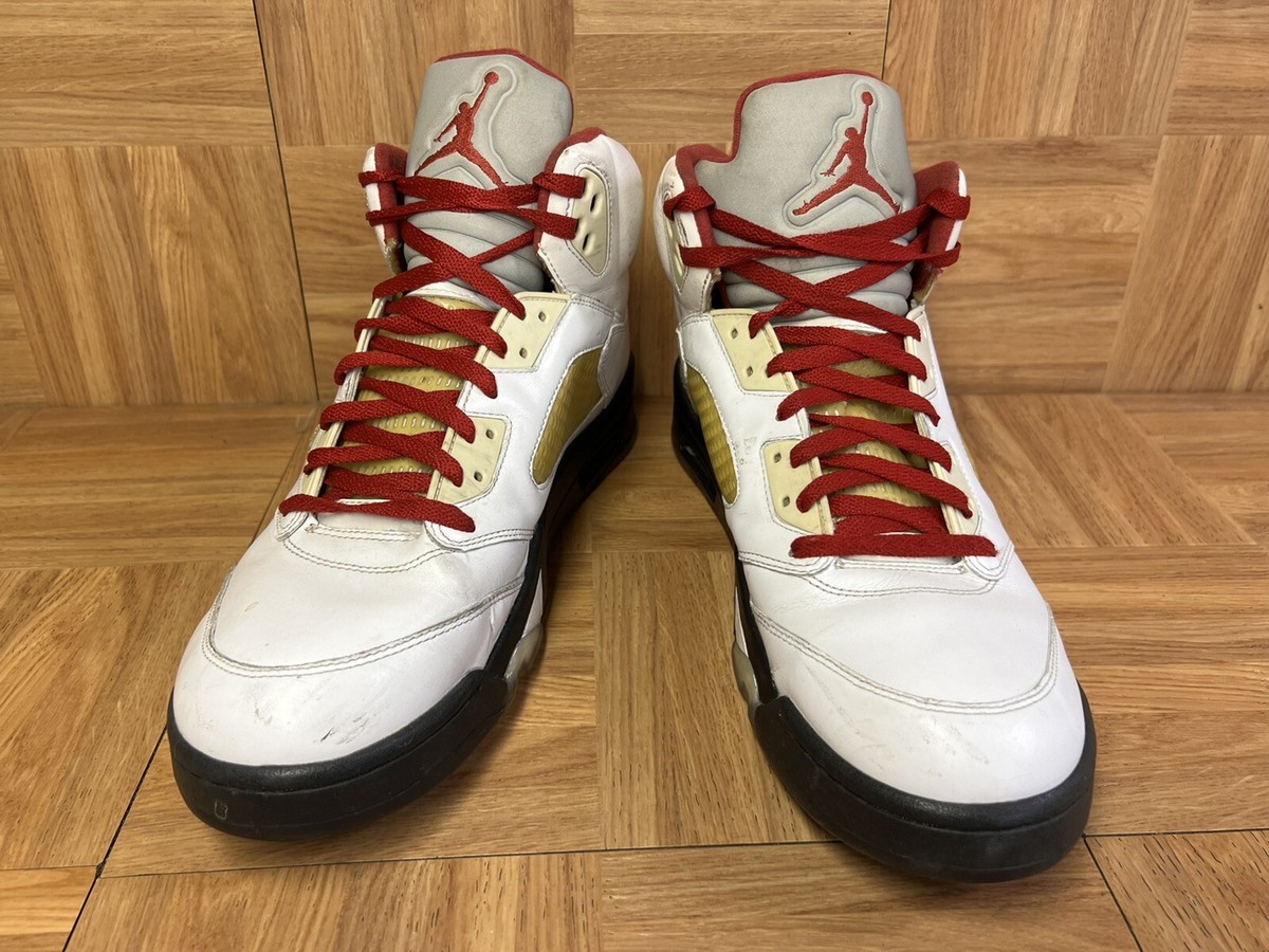 RARE? Nike Air Jordan 5 V Retro 2012 Fire Red Sz 13 Men