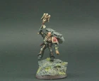 Warhammer 40k TMC Painted Metal Space Marine Chaplain w/Jump Pack conversion