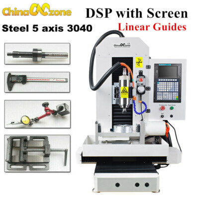 DSP Steel 5axis CNC Router Servo Motor Engraver Milling Cutting Machine 2200W