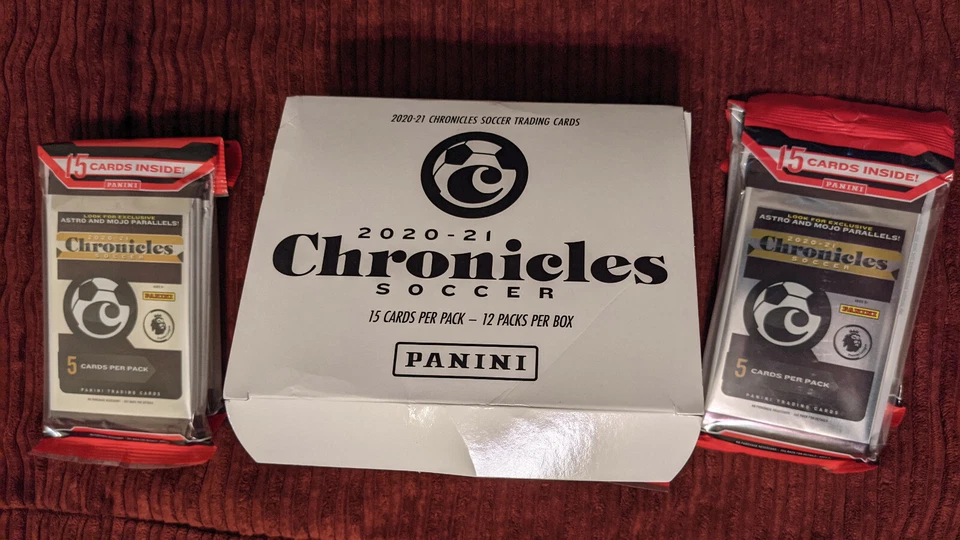 2020-21 Panini Chronicles Soccer - Brand New Sealed Cards - 12 Cello Packs Lot - Image 3 of 4