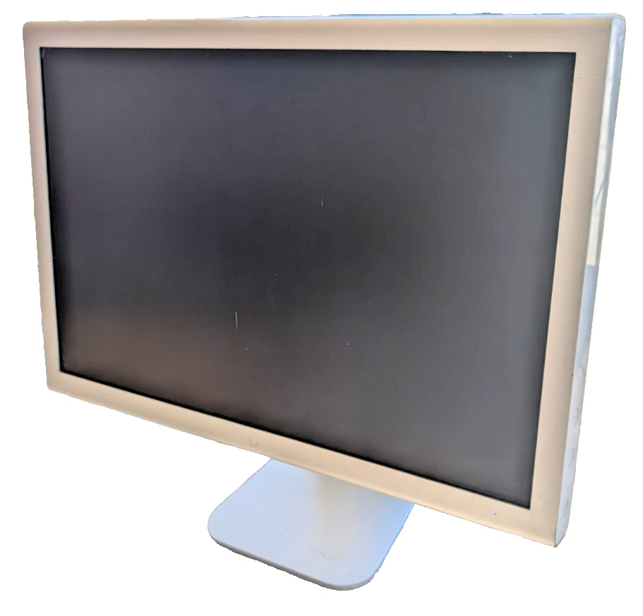 Apple A1081 20" Widescreen Cinema Display LCD Monitor w/DVI USB Cables WORKING - Image 2 of 4