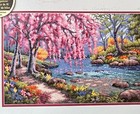 Dimensions Gold Collection #70-35374 CHERRY BLOSSOM CREEK Cross Stitch Kit, NIP — photo 2
