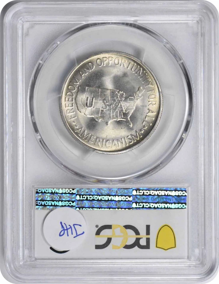 W. Carver Commemorative Silver Half Dollar 1951-S MS66 PCGS - Image 2 of 2