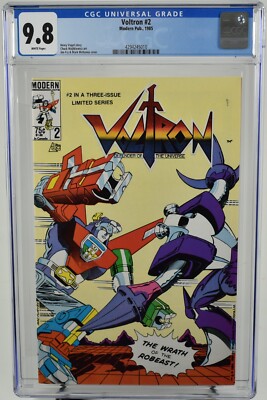 Voltron #2 CGC 9.8 (1985) Mark McKenna Cover Modern Publishing