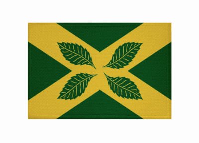 Aufnäher Four Elms (Kent) Fahne Flagge Aufbügler Patch 9 x 6 cm