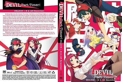 ENGLISH DUBBED HATARAKU Maou-sama!! Season 1+2 (VOL.1-25End) DVD