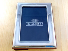 Cornice in argento 925 De Marco formato 9x13cm con retro in legno made in Italy