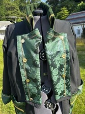 Handmade Upcycled Lady Pirate Coat Sz 22