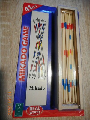 MIKADO Spiel - MIIKADO GAME  Klassiker 41 Stäbchen / Reise Spiele - NEU - Ostern