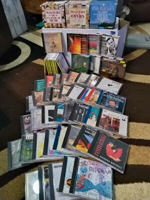 VINTAGE RARE Lot of 91 used Classical / Opera CDs - Good Condition, Many Boxsets