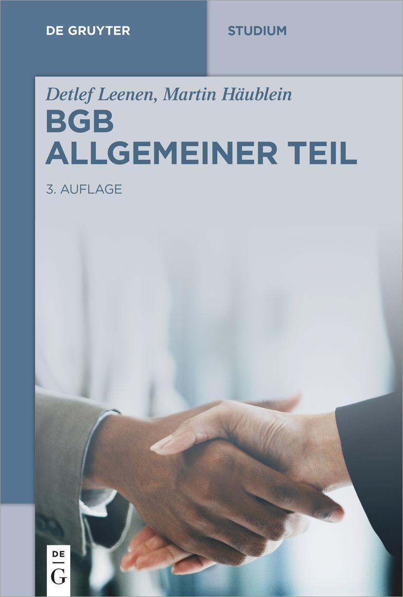 Thumbnail - Bgb Allgemeiner Teil: Rechtsgeschäftslehre Detlef Leenen