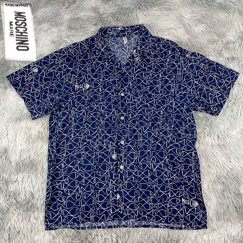 Vintage MOSCHINO Mare Italy Men's Fish 