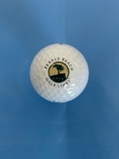 COLLECTIBLE GOLF COURSE LOGO GOLF BALL- PEBBLE BEACH GOLF LINKS 5A Mint