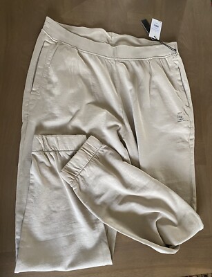 NWT Onia Men s Dye Terry Jogger Cotton Size L Waist 34 Inseam 29 Khaki Beige