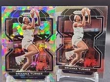 Brianna Turner - 2022 WNBA Prizm - Cracked Ice And Base #111 - Phoenix Mercury