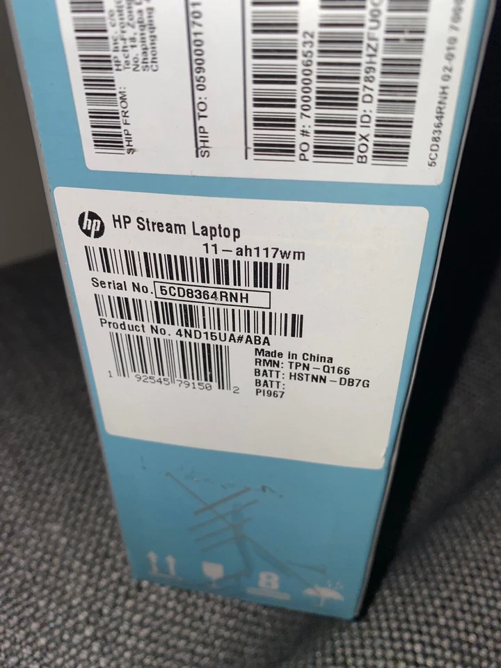 new* HP 11-ah117wm Stream 11.6" Celeron N4000 4 GB RAM 32 GB eMMC - Black - Image 2 of 4