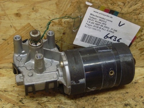 392413 Wischermotor vorne/ Scheibenwischermotor Seat Arosa (6H) 6X1955113