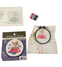 Dimensions Counted Cross Stitch Kit - Learn a Craft For Kids Perky Puppy 73039