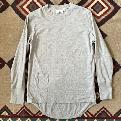 Cheap Monday Curb Side Pocket T-Shirt Mens Small Gray Crewneck