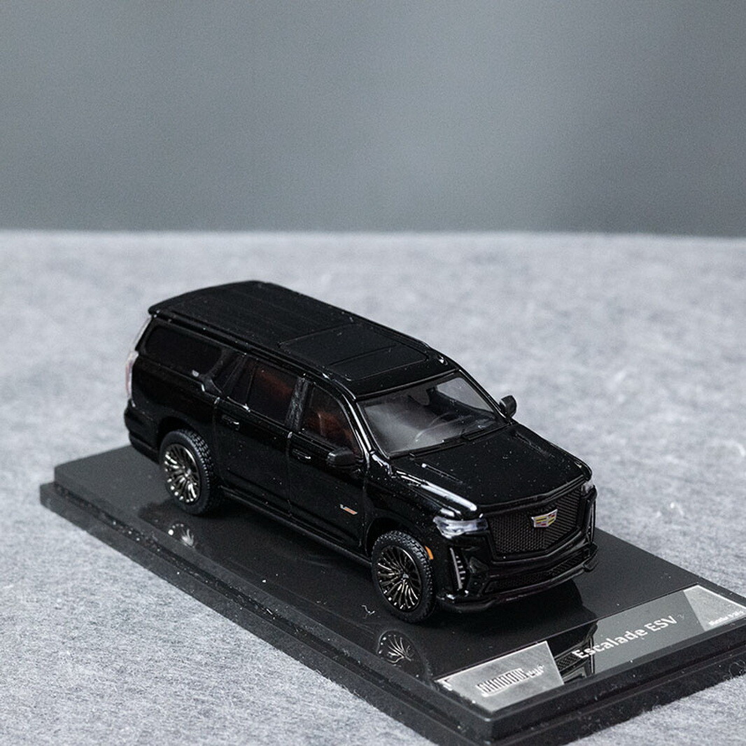 SHADOW PRO 1/64 Scale Cadillac Escalade ESV Black Diecast Car