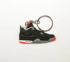 NIKE AIR JORDAN 4 PORTE CLÉS RÉTRO SUPREME PVC multicolore