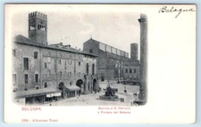Basilica di S. Petronio e Fontana del Nettuno BOLOGNA Italy Postcard