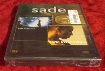 Sade - Lovers Live DVD, Lovers Rock CD (2003, 2-Disc Set, DVD/CD